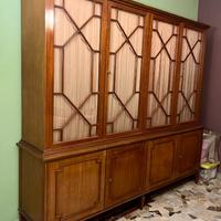 Libreria in stile inglese vittoriano anni '60