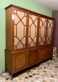 Libreria in stile inglese vittoriano anni '60