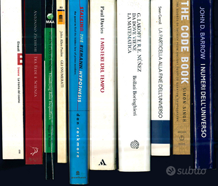 Maxi Lotto 10 Libri Scienze Matematica Universo