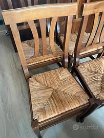 4 sedie sala da pranzo