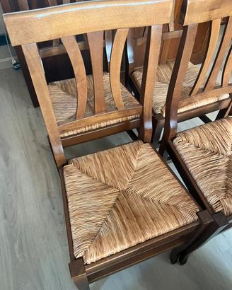 4 sedie sala da pranzo