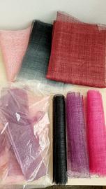Set pezzi stiffened Sinamay per cappellini