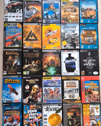 Lotto 26 PC Games originali (anni '90 e 2000)