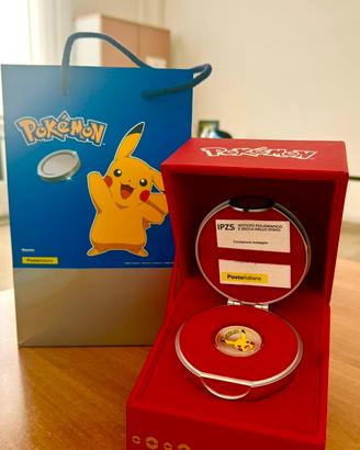 Pokeball medaglia argento