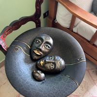 Ceramiche verzolini piatto maschere