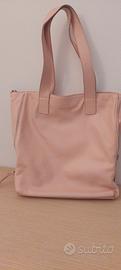 borsa rosa lavoro porta PC libri ecc