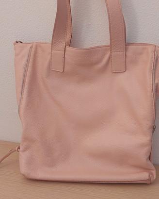 borsa rosa lavoro porta PC libri ecc