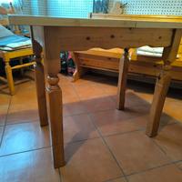 Tavolo allungabile base in legno 