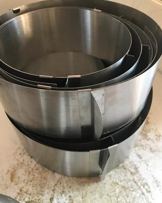 Cerchi per torte regolabili