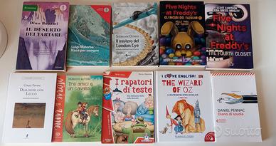 Libri di vario genere + 2 film dvd