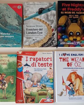 Libri di vario genere + 2 film dvd