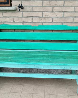 panchina in legno 