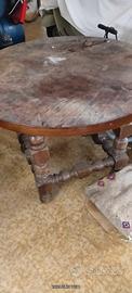 tavolo in legno diametro 99 cm