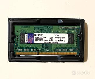 Lotto RAM Kingston SO‑DIMM DDR3 + DDR2 (1GB + 2GB)