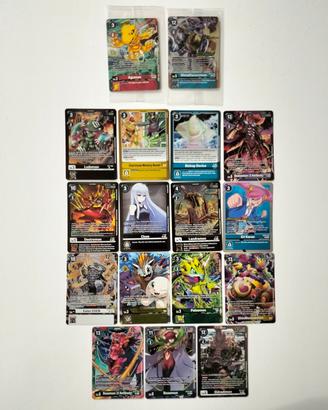 Lotto Digimon TCG - U, R, SR, Promo - Eng