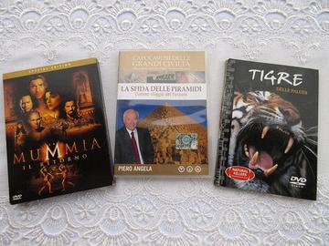 3 DVD. La Mummia il ritorno. Tigre. Piramidi.