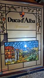 specchio pubblicitario spumanti Duca d Alba