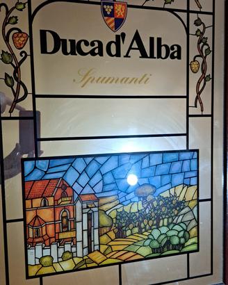 specchio pubblicitario spumanti Duca d Alba