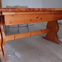 Tavolo Legno puro antico allungabile