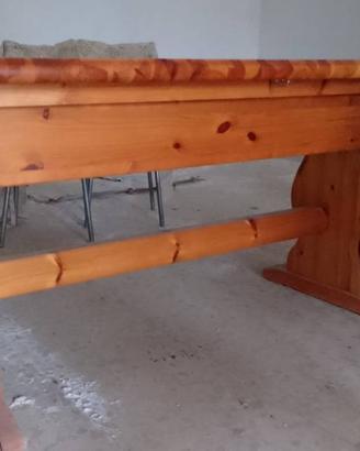 Tavolo Legno puro antico allungabile