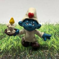 Puffo con Candela Schleich vintage 1979 cod 20060