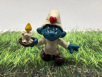 Puffo con Candela Schleich vintage 1979 cod 20060