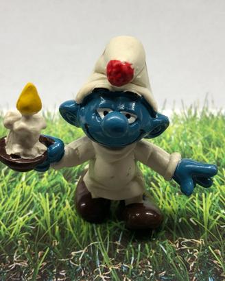 Puffo con Candela Schleich vintage 1979 cod 20060
