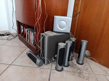 Home Theater Philips - Lettore DVD- Subwoofer + 5 