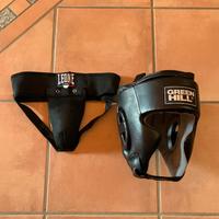 Caschetto e paracolpi