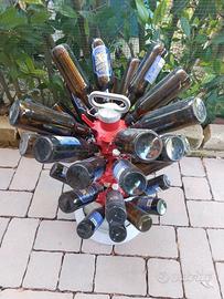 Bottiglie e scolabottiglie