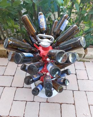 Bottiglie e scolabottiglie