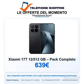 Xiaomi 17T 12/512GB – Pack Completo Nuovo