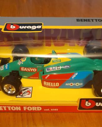 MODELLINO auto BENETTON FORD BURAGO nuovo