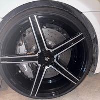 Set di 4 cerchi MB DESIGN KV1 20" gommati Michelin