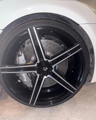 Set di 4 cerchi MB DESIGN KV1 20" gommati Michelin