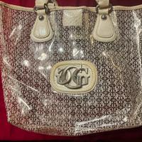 Borsa a spalla guess trasparente