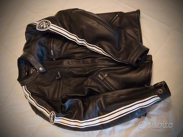 giacca moto in pelle dxr