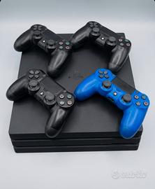 Play Station PS4 Pro 1TB + 4 DualShock + 4 Giochi