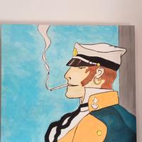 dipinto su tela Corto Maltese 