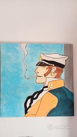 dipinto su tela Corto Maltese 