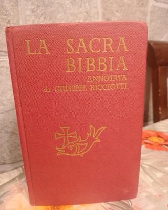 La Sacra Bibbia 1958 annotata da G.Ricciotti 