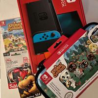 Nintendo Switch con kit completo Animal Crossing