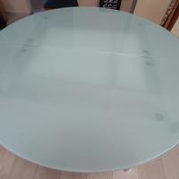 Tavolo estensibile Calligaris in vetro