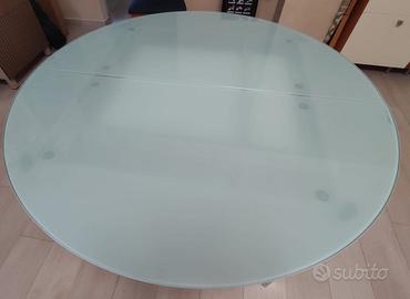 Tavolo estensibile Calligaris in vetro