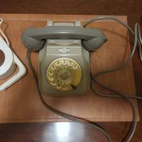 Telefono fisso vintage SIP a disco e prolunga 