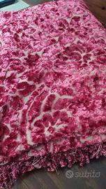 Copriletto matriminiale vintage, damascato