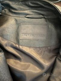 Giacca in pelle trussardi