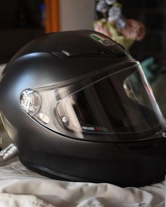 Casco AGV K6 Black Matte Nero Opaco Taglia MS