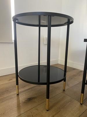 Tavolino da Salotto Vetro nero