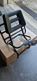 porta pacchi  con spalliera per vespa px 